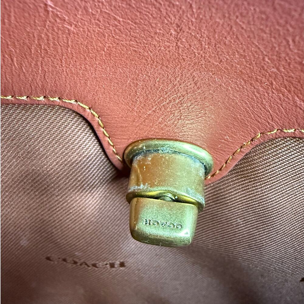 COACH Polly Crossbody In Signature Canvas - Picture 8 of 14